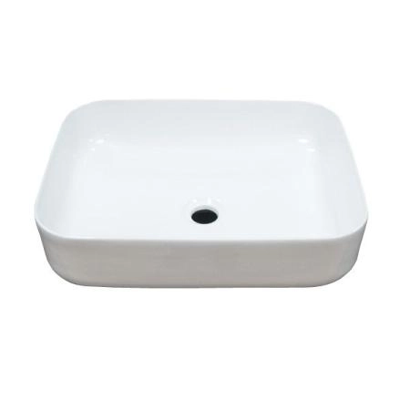 Тумба с раковиной Comforty Эдинбург-90 бетон светлый с черной столешницей