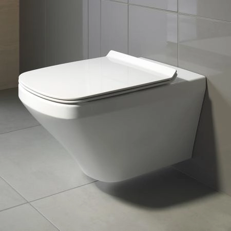Duravit DuraStyle Комплект: унитаз подвесной 54х37см, 255209 + сиденье с микролифтом 006379, цвет: белый