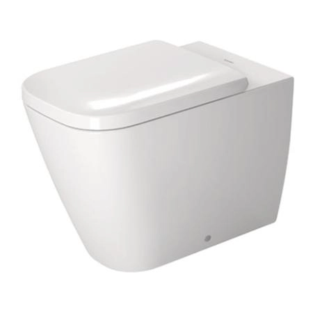Duravit Happy D.2 Унитаз напольный пристенный вариант, для независимого подключения воды, с вертикальным смывом, цвет: белый