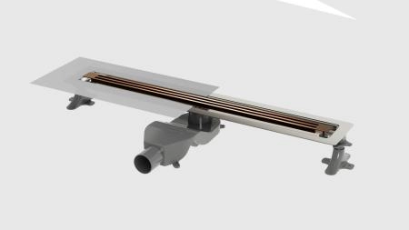 Душевой лоток Boheme B&T INFINITY 60см, нерж.сталь BRUSHED BRONZE 981-60-BRB