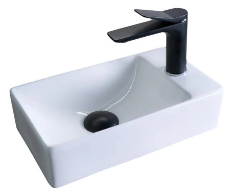 Раковина Gid N9261 38x22 подвесная белая