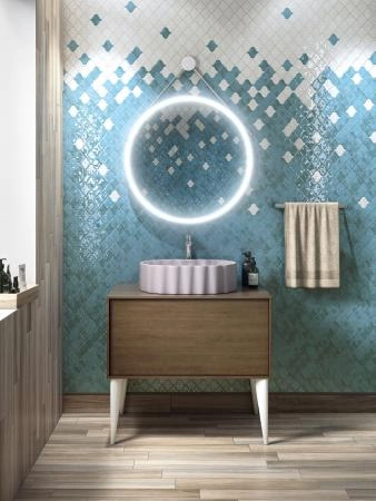 Раковина Kerama Marazzi CONCHIGLIA КОНКИЛЬЯ CC.wb.50\MAL накладная 50, мальва матовая