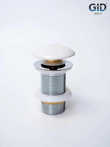 Донный клапан Gid без перелива Wh100 71101K белый 7x7x10