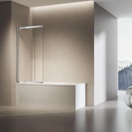 Душевая шторка Vincea VSB-6E900CL-L, 900*1400, хром, стекло прозрачное, левая