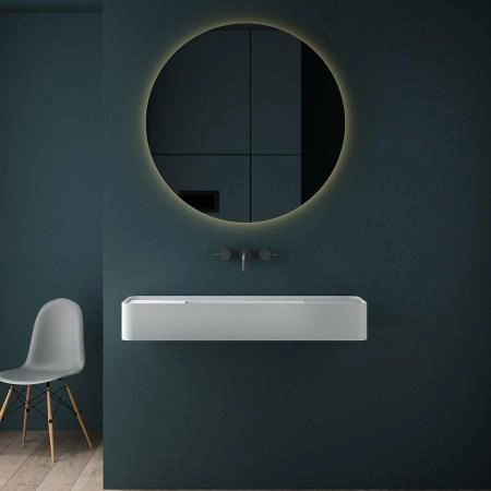 Раковина Vincea VWB-6S312MW, 1200*400*150, подвесная, цвет белый матовый искусственный камень