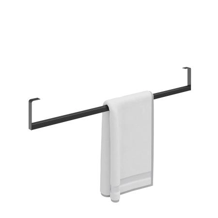 Держатель для полотенец к раковинам Kerama Marazzi LOGICA ЛОДЖИКА LO.trl.90\BLK.M 90 с крепежом, черный матовый