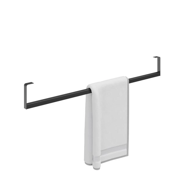 Держатель для полотенец к раковинам Kerama Marazzi LOGICA ЛОДЖИКА LO.trl.90\BLK.M 90 с крепежом, черный матовый