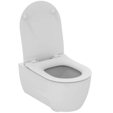Ideal Standard Blend Унитаз подвесной 54х35.5см., с сиденьем, технологией смыва AquaBlade®, цвет: белый
