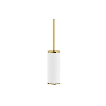 Gessi Inciso Ершик для туалета, напольный. цвет: золото/белый