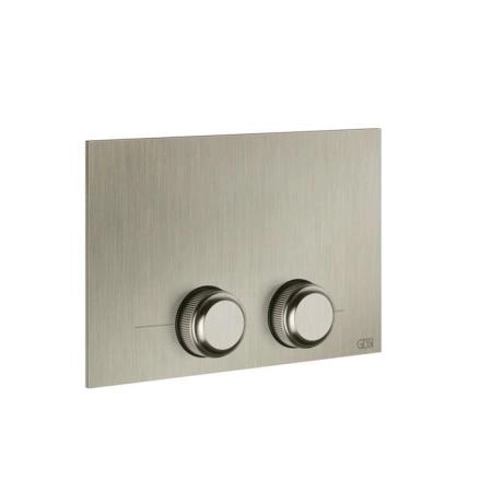 Gessi Venti20 Клавиша смыва для унитаза двойная, для инсталляций TECE, цвет: Finox Brushed Nickel