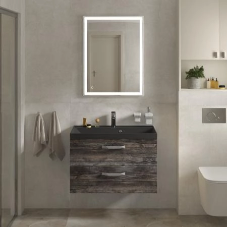 Тумба под раковину Belbagno AURORA Rovere Nebrasca Nature подвесная AURORA-800-2C-SO-RNN