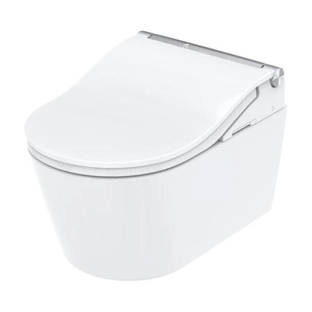 TOTO Washlet RW Комплект: унитаз подвесной, сиденье с управлением, модуль для установки, клавиша, цвет: белый
