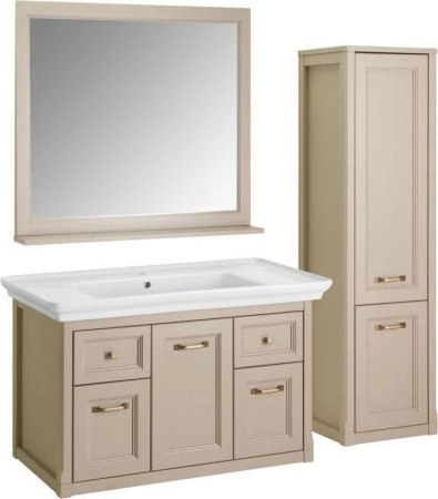 Тумба Толедо 105 ASB Woodline Капучино подвесная без раковины