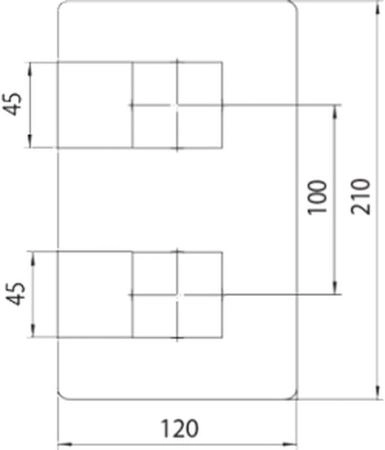 Смеситель для ванны с душем Bossini Cube New Z00062.073, черный матовый