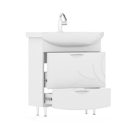 Тумба для ванной Volna Adel 60.2Y напольная (Балтика) раковина отдельно