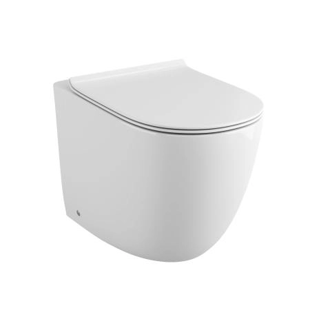 Унитаз Grossman GR-PR4411S (570*360 *410) приставной безободковый с тонкой крышкой