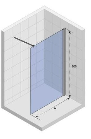 Душевое ограждение PARLY T100B (100х90)