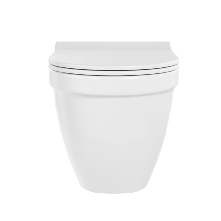 Инсталляция с унитазом VitrA S50 9003B003-7203 комплект 4 в 1 с сиденьем микролифт безободковый цвет клавиши глянцевый белый