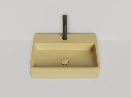 Раковина Salini OTTAVIA S-Sense покраска RAL глянцевая 60x45 1103101GF накладная без отв.смесителя