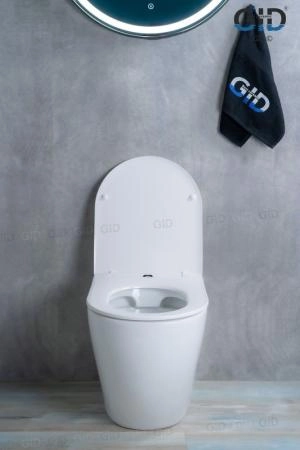 Унитаз Gid TRS-269 56 см приставной безободковый микролифт белый