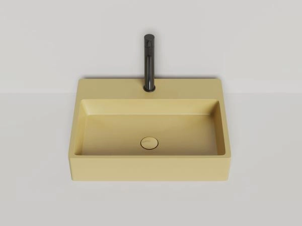 Раковина Salini OTTAVIA S-Sense покраска RAL глянцевая 60x45 1103101GF накладная без отв.смесителя