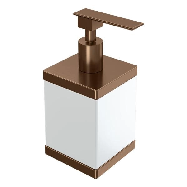 Диспенсер Boheme настольный Qubic Brushed Bronze 10969-BRB