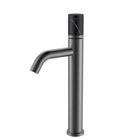 Смеситель STICK Boheme для умыв.выс.GUN METAL MRAMOR BLACK_Комплект 122-GM-MR-B