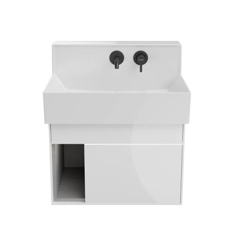 Тумба Kerama Marazzi TECNOLOGICA M ТЕКНОЛОДЖИКА М LOG.M.65\WHT ба Logica M/Лоджика М подвесная 2 выдвижных ящика 65, белоснежный