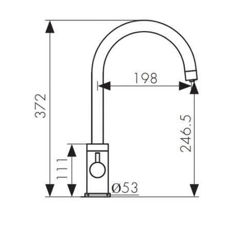 Смеситель для кухни KAISER Merkur (26744-3) бронза