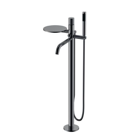 Смеситель STICK Boheme напольный Shine Gun Metal SPIRALE 129-SGM.4