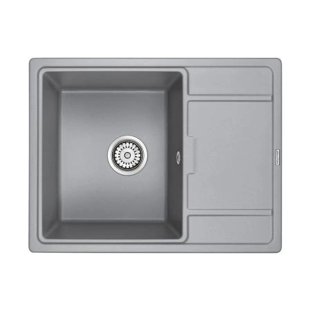 Кухонная мойка Paulmark WEIMAR PM216550-GRM серый металлик кварцевая