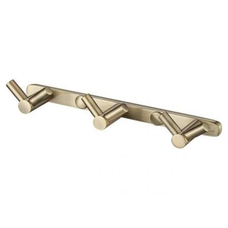 Планка KAISER с 3-мя V-крючками Bronze (H0033) бронза