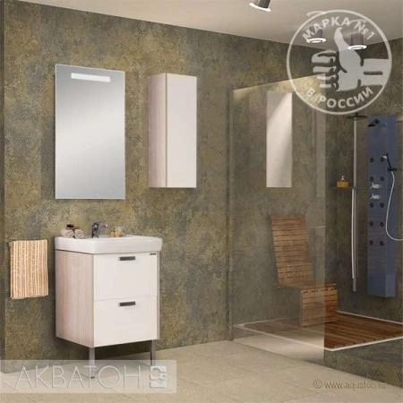 Шкафчик Акватон Йорк 30 1A171403YOAV0 белый/ясень фабрик