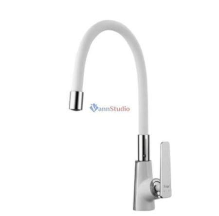 Смеситель для кухни Frap F4458 белый хром