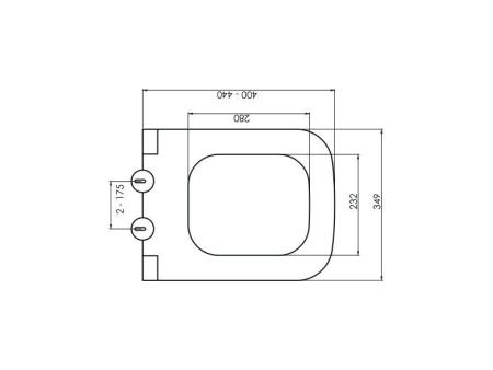 Крышка для унитаз Bohemeа Bello, soft-close Черный матовый 975-B
