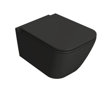 Globo Stone унитаз 520х360 мм, подвесной, безободковый, крепление в комплекте, цвет Smoke