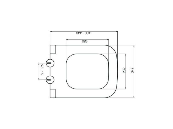 Крышка для унитаз Bohemeа Bello, soft-close Черный матовый 975-B