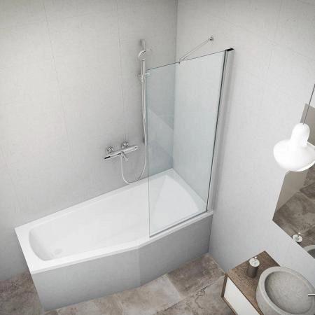 Неподвижная шторка для ванны Roltechnik PXV1 100 см