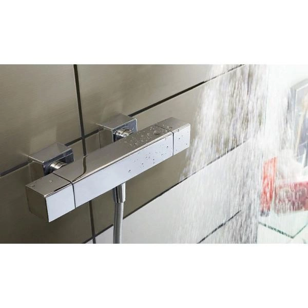 Смеситель Jacob Delafon STRAYT E9096-CP для душа термостат хром