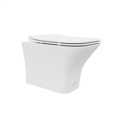 Унитаз Cerutti SPA VETTORE Aria MW подвесной безободковый белый матовый CT9242 (480х340х350)