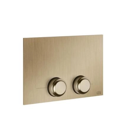 Gessi Venti20 Клавиша смыва для унитаза двойная, для инсталляций TECE, цвет: Warm Bronze Br. PVD