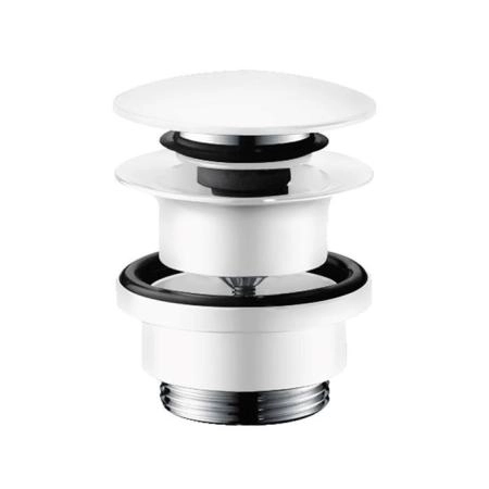 Hansgrohe Донный клапан для раковины и биде, push-open, цвет: белый матовый