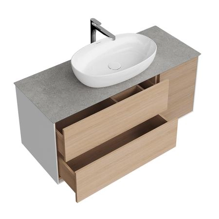 Тумба Kerama Marazzi PLAZA MODERN ПЛАЗА МОДЕРН PLB.M.120.3\OAK.V подвесная 120 дуб виченца 3 ящика