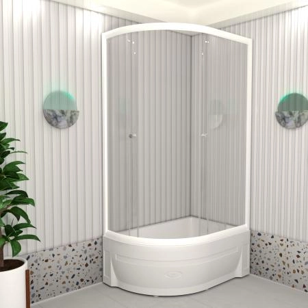 Поддон к душевому углу Соул 3 120х80 (правое исполнение, поддон на раме-подставке с устройством слива)