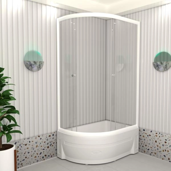 Поддон к душевому углу Соул 3 120х80 (правое исполнение, поддон на раме-подставке с устройством слива)