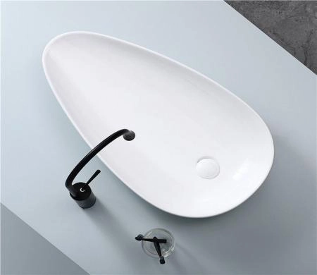 Раковина Ceramalux Серия N 7862 76x42 на столешницу