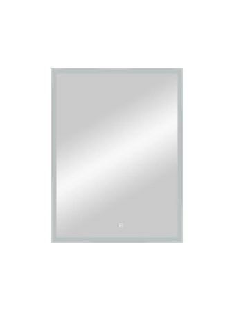 Зеркало Континент Frame Silver LED 600х800 ЗЛП891 с подсветкой
