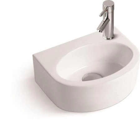 Раковина SantiLine SL-2019 31,5x24 подвесная керамическая Белый