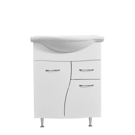 Тумба под умывальник Stella Polar Волна 65, 1 ящ., Байкал 65