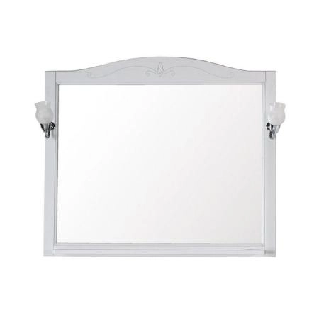 Тумба под раковину ASB-Woodline Салерно 105 патина серебро